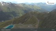 Archived webcam image showing Jakobshorn mountain (2590 m) on 14 Jun 2026 at 08:53