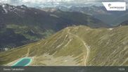 Archived webcam image showing Jakobshorn mountain (2590 m) on 14 Jun 2026 at 13:53