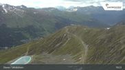 Archived webcam image showing Jakobshorn mountain (2590 m) on 14 Jun 2026 at 19:53