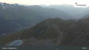 Archived webcam image showing Jakobshorn mountain (2590 m) on 18 Jun 2026 at 05:46