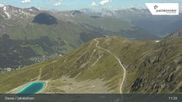 Archived webcam image showing Jakobshorn mountain (2590 m) on 18 Jun 2026 at 11:46