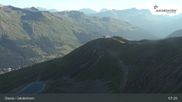 Archived webcam image showing Jakobshorn mountain (2590 m) on 12 Jul 2026 at 07:36