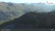 Archived webcam image showing Jakobshorn mountain (2590 m) on 12 Jul 2026 at 08:36