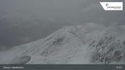 Archived webcam image showing Jakobshorn mountain (2590 m) on 25 Oct 2026 at 15:11