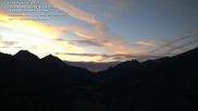 Archived webcam image showing Umbrail Pass on 16 Oct 2026 at 18:02