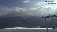 Archived webcam image showing ski resort Savognin, mountain station 