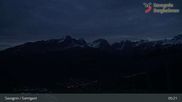 Archived webcam image showing ski resort Savognin, mountain station 