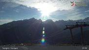 Archived webcam image showing ski resort Savognin, mountain station 