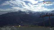 Archived webcam image showing ski resort Savognin, mountain station 