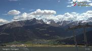 Archived webcam image showing ski resort Savognin, mountain station 