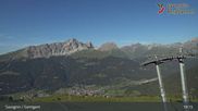 Archiviertes Webcam Bild: Savognin, Bergstation Panoramabahn am 12.07.2026 um 19:28 Uhr