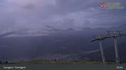 Archived webcam image showing ski resort Savognin, mountain station 