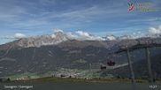 Archived webcam image showing ski resort Savognin, mountain station 
