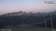 Archived webcam image showing ski resort Savognin, mountain station 