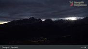 Archived webcam image showing ski resort Savognin, mountain station 