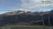 Archived webcam image showing ski resort Savognin, mountain station 