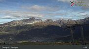 Archived webcam image showing ski resort Savognin, mountain station 