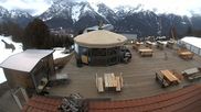Archiviertes Webcam Bild: Scuol: Bergrestaurant Prümaran Prui am 13.04.2026 um 07:54 Uhr