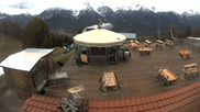 Archived webcam image showing Scuol: mountain station chairlift "Prui" on 6 May 2026 at 07:18