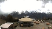 Archived webcam image showing Scuol: mountain station chairlift "Prui" on 6 May 2026 at 14:18