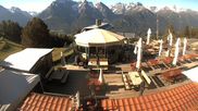 Archiviertes Webcam Bild: Scuol: Bergrestaurant Prümaran Prui am 29.05.2026 um 08:54 Uhr