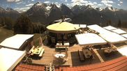 Archiviertes Webcam Bild: Scuol: Bergrestaurant Prümaran Prui am 29.05.2026 um 14:54 Uhr