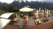 Archiviertes Webcam Bild: Scuol: Bergrestaurant Prümaran Prui am 06.06.2026 um 06:23 Uhr