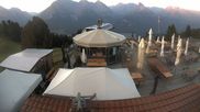 Archived webcam image showing Scuol: mountain station chairlift "Prui" on 12 Aug 2026 at 06:17