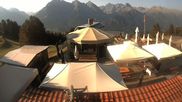 Archived webcam image showing Scuol: mountain station chairlift "Prui" on 12 Aug 2026 at 08:17