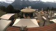 Archiviertes Webcam Bild: Scuol: Bergrestaurant Prümaran Prui am 18.09.2026 um 12:27 Uhr