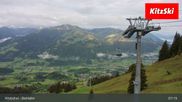 Archived webcam image showing Bichlalm - Kitzbühel Ski Resort on 21 May 2026 at 07:30