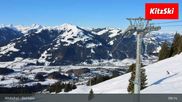 Archived webcam image showing Bichlalm - Kitzbühel Ski Resort on 26 Feb 2026 at 09:28