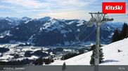Archived webcam image showing Bichlalm - Kitzbühel Ski Resort on 26 Feb 2026 at 15:28