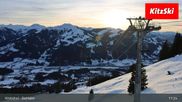 Archived webcam image showing Bichlalm - Kitzbühel Ski Resort on 26 Feb 2026 at 17:28