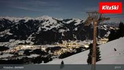 Archived webcam image showing Bichlalm - Kitzbühel Ski Resort on 26 Feb 2026 at 21:14