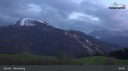 Archived webcam image showing Moserberg at Kössen Ski Resort on 17 Apr 2026 at 01:21