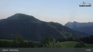 Archived webcam image showing Moserberg at Kössen Ski Resort on 12 Jul 2026 at 01:58
