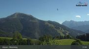 Archived webcam image showing Moserberg at Kössen Ski Resort on 12 Jul 2026 at 17:58