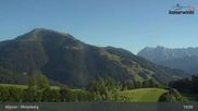 Archived webcam image showing Moserberg at Kössen Ski Resort on 12 Jul 2026 at 19:58