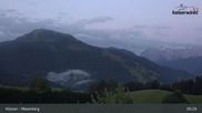 Archived webcam image showing Moserberg at Kössen Ski Resort on 28 Jul 2026 at 05:10