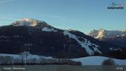 Archived webcam image showing Moserberg at Kössen Ski Resort on 28 Feb 2026 at 07:45
