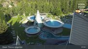 Archived webcam image showing Therme Längenfeld Spa - Aqua Dome on 29 Jul 2026 at 08:03