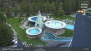 Archived webcam image showing Therme Längenfeld Spa - Aqua Dome on 14 Sep 2026 at 17:12