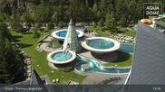 Archived webcam image showing Therme Längenfeld Spa - Aqua Dome on 14 Sep 2026 at 13:12
