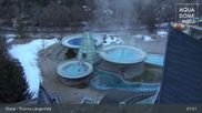 Archived webcam image showing Therme Längenfeld Spa - Aqua Dome on 13 Mar 2026 at 08:35
