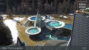 Archived webcam image showing Therme Längenfeld Spa - Aqua Dome on 13 Mar 2026 at 15:35