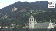 Archived webcam image showing View of Schwaz on 3 Sep 2026 at 19:58