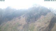 Archiviertes Webcam Bild: Blick auf Vals Dorf am 12.04.2026 um 08:06 Uhr