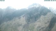 Archiviertes Webcam Bild: Blick auf Vals Dorf am 12.04.2026 um 20:06 Uhr