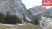 Archived webcam image showing Top station Holzegg on 3 May 2026 at 18:15